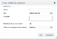 Criar Instância persona